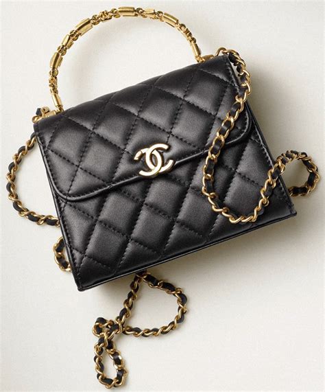 chanel mini classic clutch with chain|Chanel clutch evening bag.